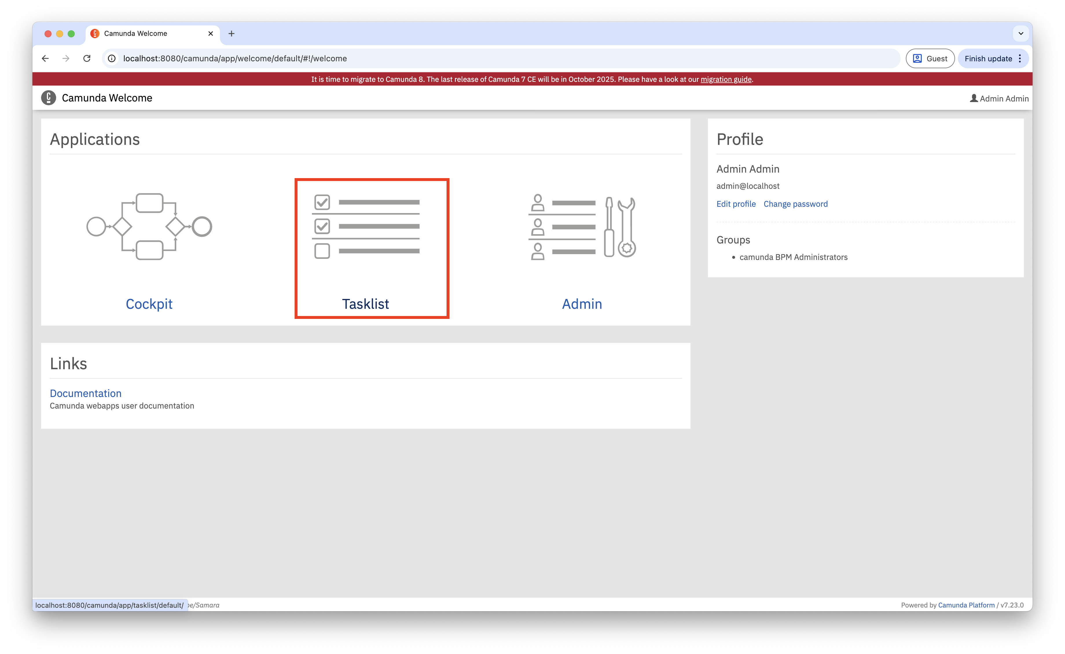 tasklist start process 2