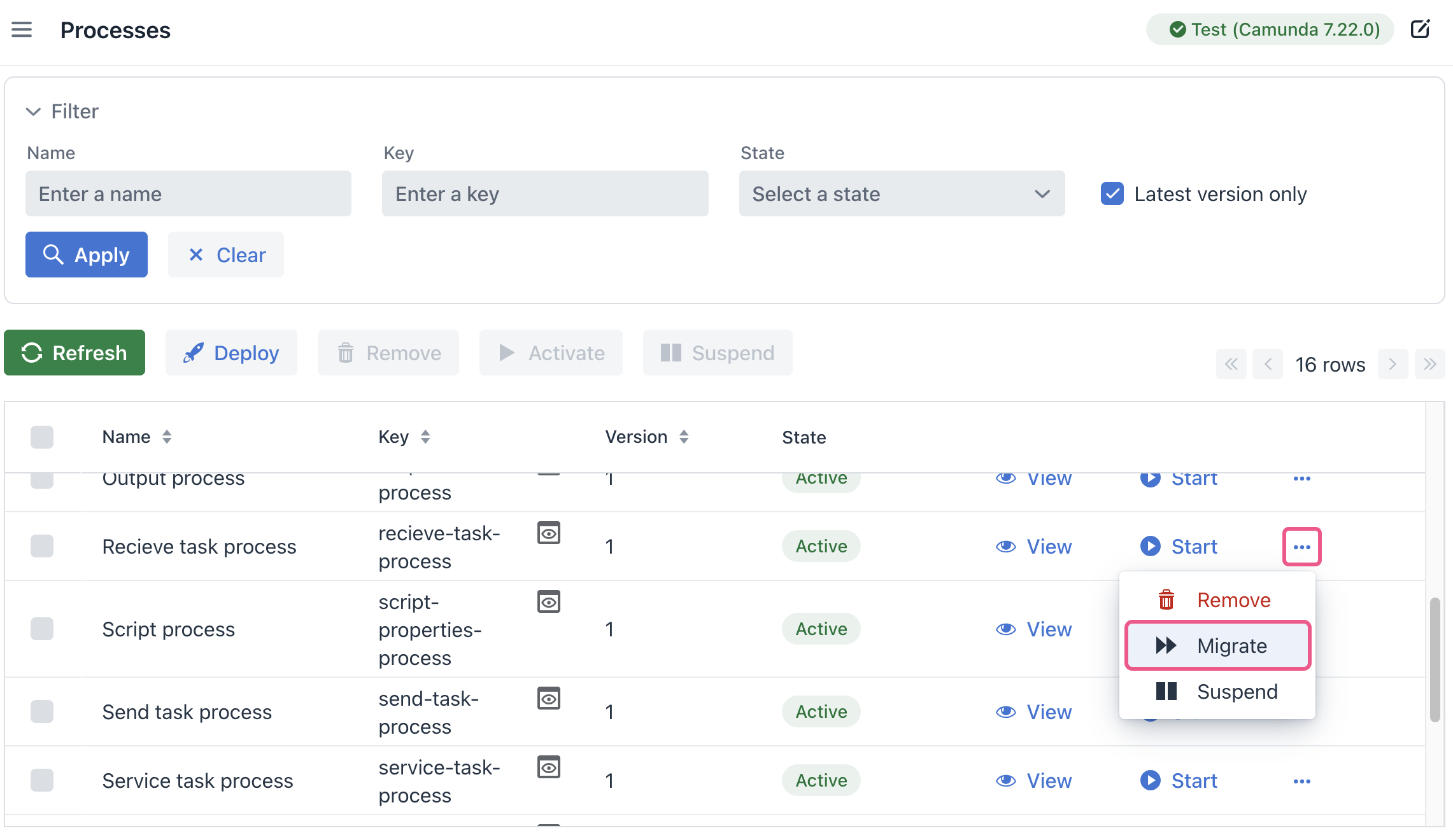 process migrate