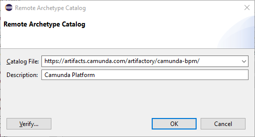 Eclipse Preferences: Add Maven Archetype Catalog
