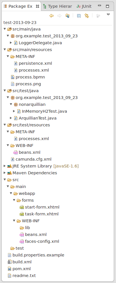 Generated Maven Project in Eclipse
