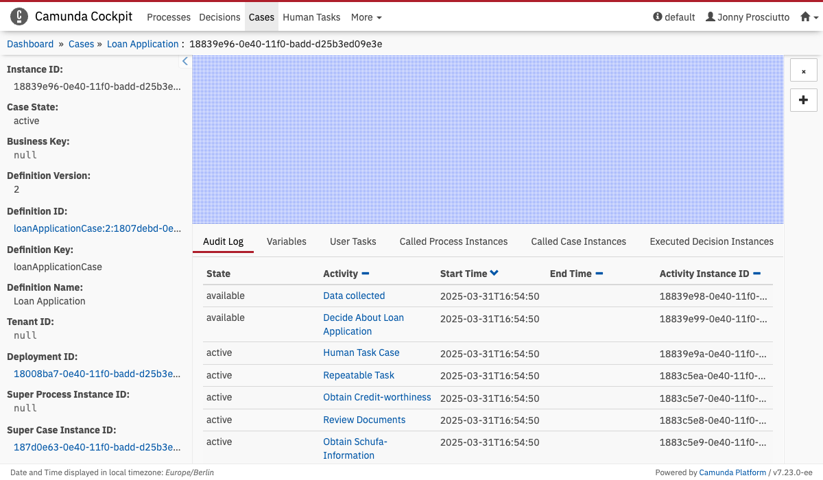 Case Instance Diagram Overlay