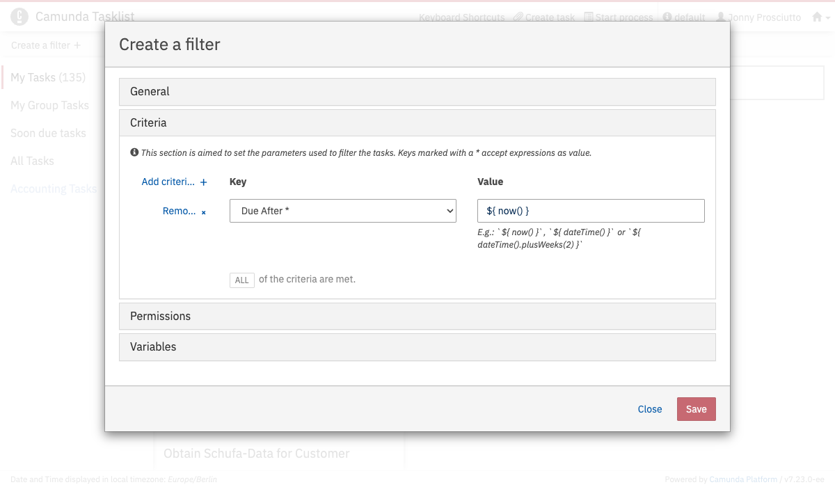Filter Details