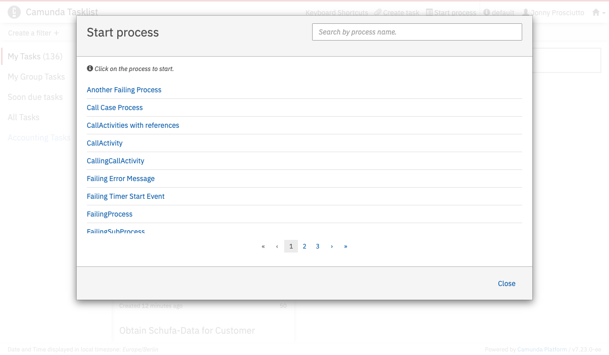 Start Process