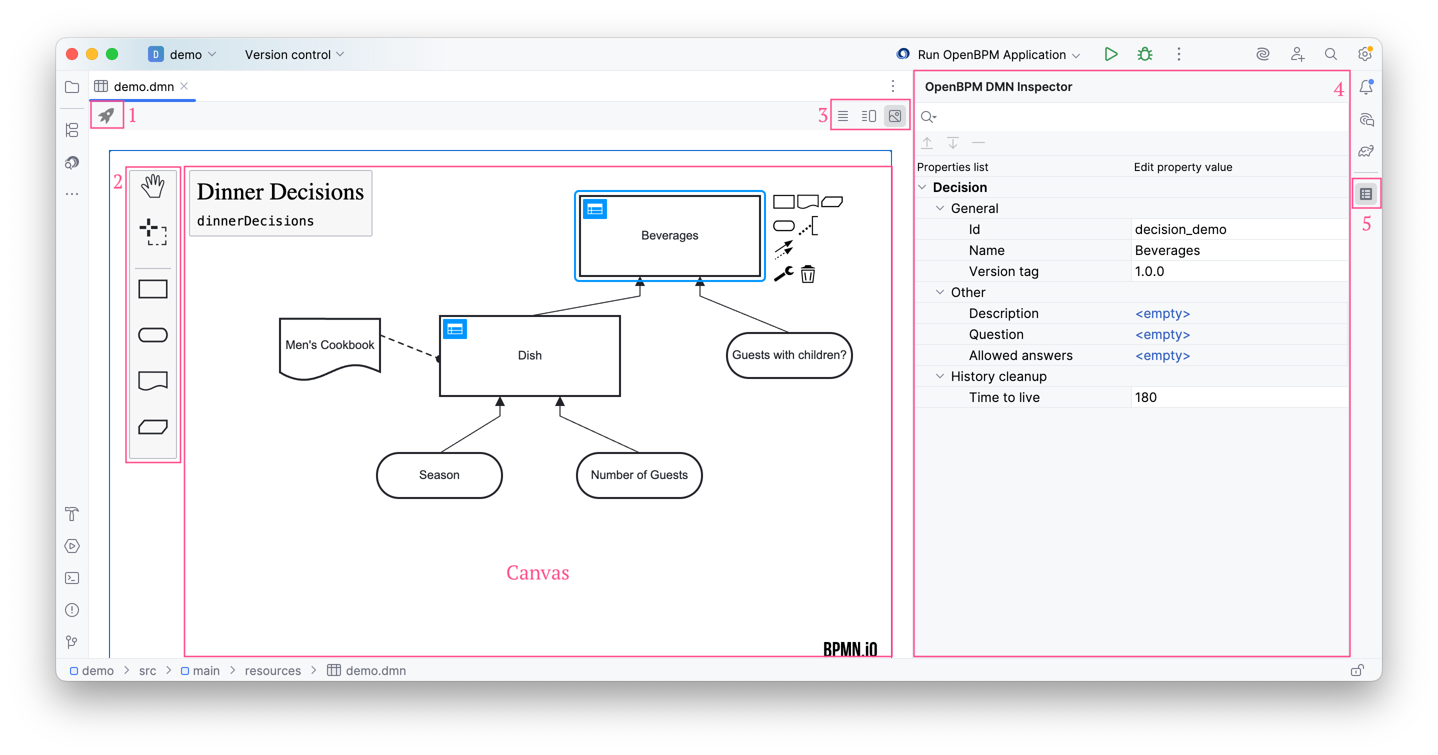 drd editor interface