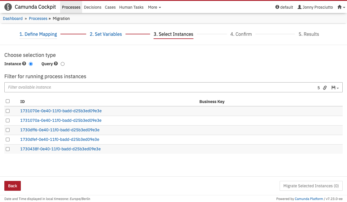 Process Instance Migration :: OpenBPM